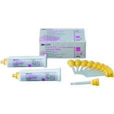 Express XT Light Body Quick № 36976, Пак.: 2 х  картр.50мл колір: малиновий (+10 змішуючих насадок Garant) - Відбиткова маса (VPS, A-силікон), корега, низька в'язкість (тип 3) (Solventum (3M)/Солвентум (ЗМ))