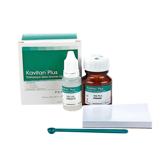 Kavitan Plus (Кавітан Плюс), Пак.: 15г+15г (A3) - Пломбувальний матеріал, склоіономерний (SpofaDental/СпофаДентал)