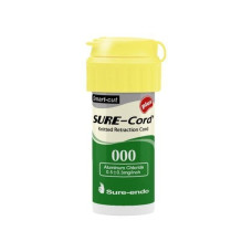 Sure-Cord Plus (Сюр-Корд Плюс), 1шт довжина= 254 см; розм.= # 000 - Ретракційна нитка (хлорид алюмінію) (Sure Dent/Шур Дент)