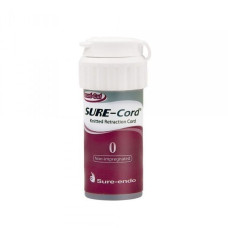 Sure-Cord (Сюр-Корд), 1шт довжина= 254 см; розм.= # 0 - Ретракційна нитка (без просочення) (Sure Dent/Шур Дент)