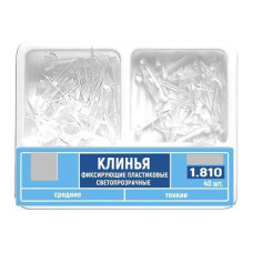 Клинці світлопрозорі № 1.810, Н-р: 25шт+15шт розм.= тонки+середні (T.O.R./Ті.О.Ар.)