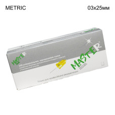 Голки карпульні євро-стандарт Master, 100шт/пак розм.= 0.3х25 мм (Tecnofar/Текнофар)