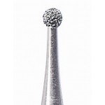 Бор діамантовий, під ТН № 001-029(314), 1шт кулька; діам.= 2.90 мм; 120-140 мкм (синій); (L=19 мм) (Tengyuan/Теньюань)