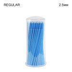Аплікатори Micro Applicators № 11-40001, 100шт/пак діам.= 2.50 мм; розм.= Regular (блакитні) (Tribest/Трайбест)