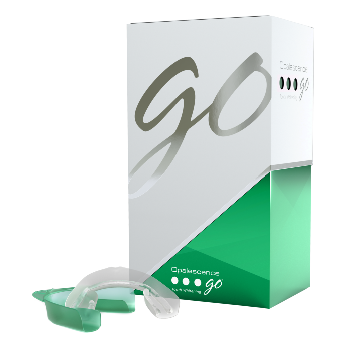Opalescence Go 6%PF № 4364-EU, Н-р: 10компл. (смак: м'ята) (+зубна паста 28г) - Відбілюючі капи (перекис водню 6%) (Ultradent/Ультрадент)