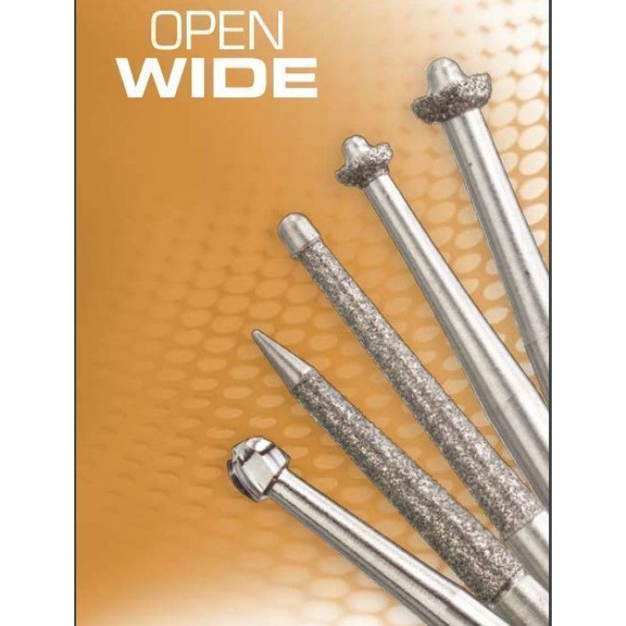 Бори для вскривання пульпової камери RIITANO ACCESS BUR KIT № 1562, Н-р: 5шт/пак (форма: (асорті)), (# ВСКРИТЕ ПАКУВАННЯ  #) (Ultradent/Ультрадент)
