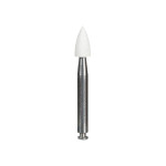 Головка полірувальна під КН Jiffy (Джіффі) № 7021, 1шт (білий; форма: конус; абраз.= Fine (фініш); під кутовий накінечник (КН)) (Ultradent/Ультрадент)
