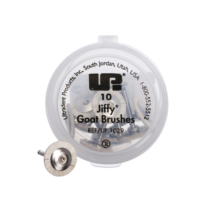 Щіточка полірувальна натуральна під КН Jiffy (Джіффі) № 1029, 1шт колесо (Ultradent/Ультрадент)