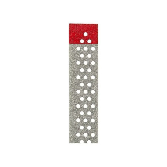 Jiffy Diamond Strips Perforated № 4676, 1шт (довжина= 150 мм; червоний; шир.= 4.0 мм; товщ.= 100 мкм; абраз.= Fine (фініш)) - Штрипси металеві перфоровані (Ultradent/Ультрадент)
