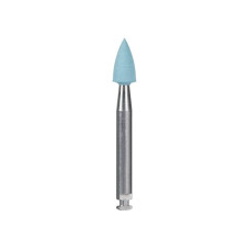 Головка полірувальна під КН Jiffy HiShine (Джіффі ХайШайн) № 7022, 1шт (блакитний; форма: конус; абраз.= Super Fine (супер фініш); під кутовий накінечник (КН)) (Ultradent/Ультрадент)