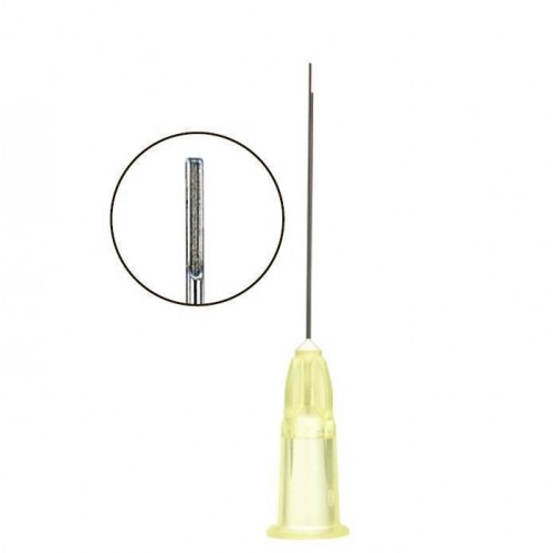 Голка ендодонтична з напівзрізом Endo-Eze Irrigator 27Ga № 207, 1шт (довжина= 25 мм; діам.= 0.40 мм; розм.= 0.4х25 мм) (Ultradent/Ультрадент)