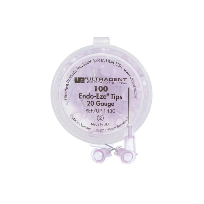 Насадка ендодонтична Endo-Eze 20ga № 1430, 1шт (довжина= 19 мм; діам.= 0.90 мм; рожевий) (Ultradent/Ультрадент)