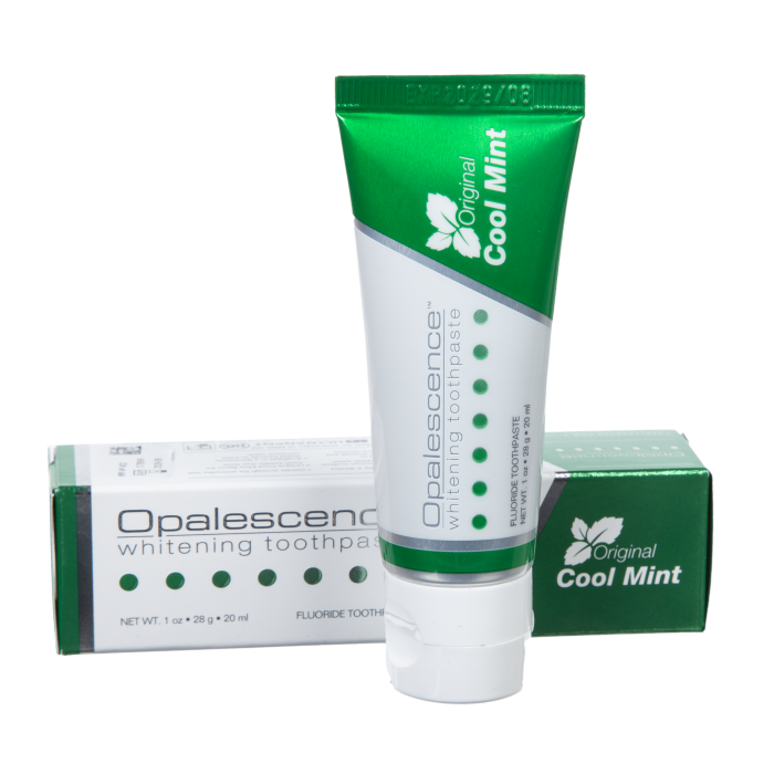 Opalescence Whitening (Опалесценс Вайтенінг) № 402, тюбик 28г (абраз.= RDA 78; смак: м'ята) - Зубна паста (фторид натрію 0.25% (1100 ppm)) (Ultradent/Ультрадент)