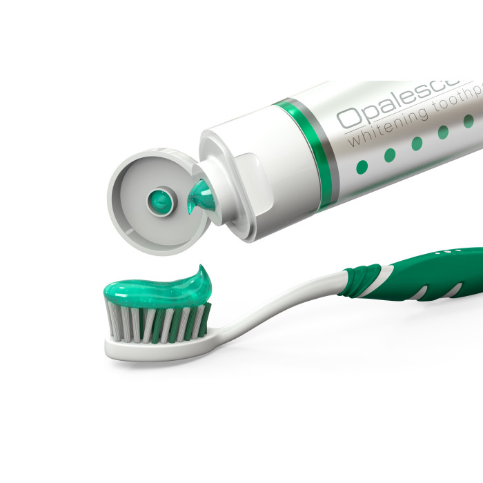 Opalescence Whitening (Опалесценс Вайтенінг) № 402, тюбик 28г (абраз.= RDA 78; смак: м'ята) - Зубна паста (фторид натрію 0.25% (1100 ppm)) (Ultradent/Ультрадент)