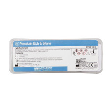 Porcelain Etch & Silane (Порцелян Эйч та Сілан) № 1019, Н-р: 2 х шпр.1.2мл (+20 нас.) - Набір для реставрації сколів кераміки (Ultradent/Ультрадент)