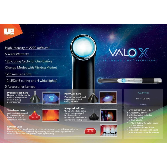 Фотополімеризатор VALO X № 5973, Н-р:  (Ultradent/Ультрадент)
