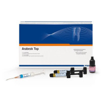 Arabesk TOP № 1530, Н-р: 7 х шпр.4г (A1,4xA2,2xA3) (+Вокоцід 5 мл, Адміра Бонд 4 мл, додатки) - Реставраційний композит, мікрогібридний (VOCO/Воко)