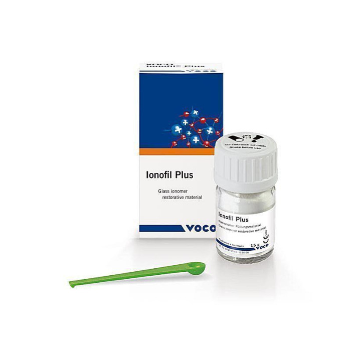 Ionofil Plus (Іонофіл Плюс) № 1522, Порошок: флак. 15г (A3) - Пломбувальний матеріал, склоіономерний (VOCO/Воко)