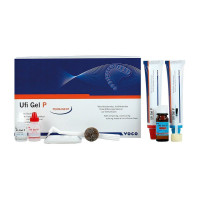 Ufi Gel P (Уфі Гель П) № 2070, Н-р: 50мл+50мл+10мл - Пластмаса для м'якого перебазування протезів (VOCO/Воко)