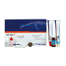 Ufi Gel P (Уфі Гель П) № 2070, Н-р: 50мл+50мл+10мл - Пластмаса для м'якого перебазування протезів (VOCO/Воко)