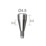 Формувач ясен SuperLine (СуперЛайн) № HAB453050L, 1шт діам.= 4.50 мм; вис.ясен.= 3.0 мм; вис.= 5.0 мм (Dentium/Дентіум)