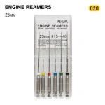 Engine Reamers (Енджайн Рімерс), 6шт/пак довж.=25 мм; № 20 - Каналорозширювачі, машинні (Mani/Мані)