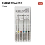 Engine Reamers (Енджайн Рімерс), 6шт/пак довж.=25 мм; № 25 - Каналорозширювачі, машинні (Mani/Мані)