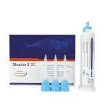 Structur 2SC (Структур 2 СЦ) № 1479, Пак.:  картр.75г (A1) (+10 змішуючих насадок) - Композит для тимчасових коронок картридж 1:1 (VOCO/Воко)